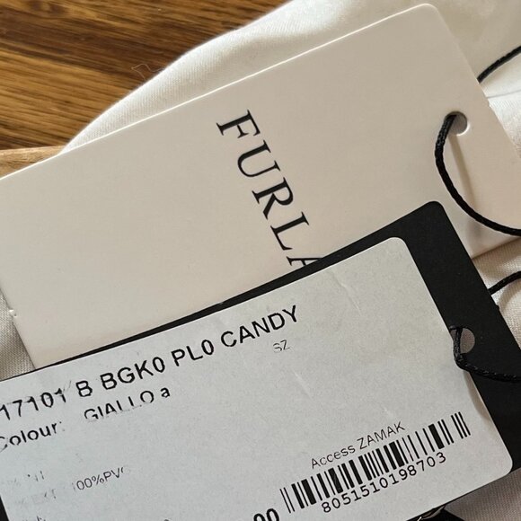 🇮🇹 FURLA Mini Candy Jelly Bag with Top Handle and Crossbody Chain Strap - NWT! - Picture 10 of 10